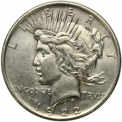 USA. 1 dolar 1922 Peace – Srebro