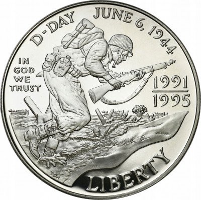 USA 1 dolar 1995 Lądowanie w Normandii