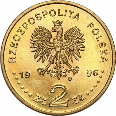 2 złote 1996 Zygmunt II August - NAJRZADSZE