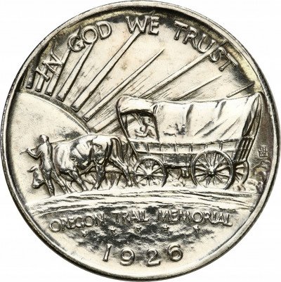 USA 1/2 dolara 1926 Oregon Trail - szlak oregoński