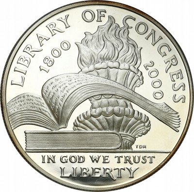 USA 1 dolar 2000 biblioteka kongresowa