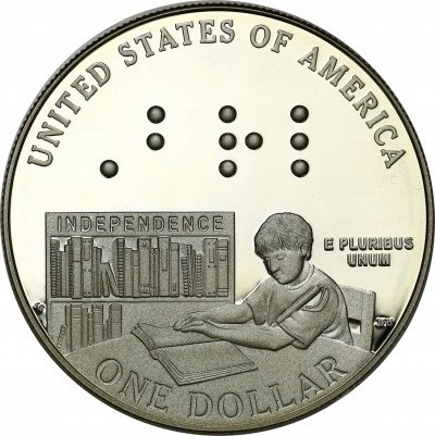 USA 1 dolar 2009 P Louis Braille