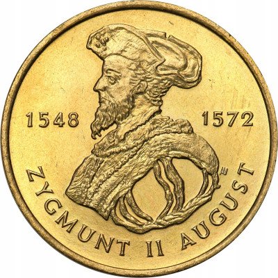 2 złote 1996 Zygmunt II August - NAJRZADSZE