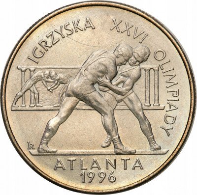 2 złote 1995 Atlanta - siłacze