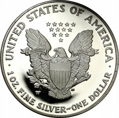 USA dolar 2007 Liberty SREBRO uncja - lustrzanka