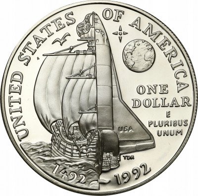 USA 1 dolar 1992 P Kolumb (400 lat)