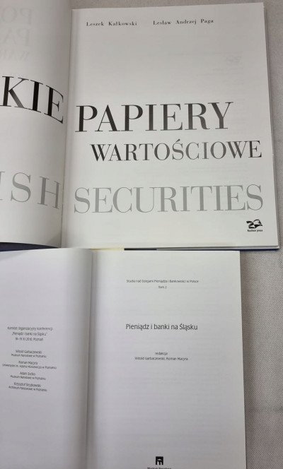 Zestaw - papiery wartościowe + śląski pieniądz