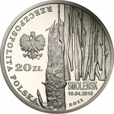 III RP 20 złotych 2011 Smoleńsk