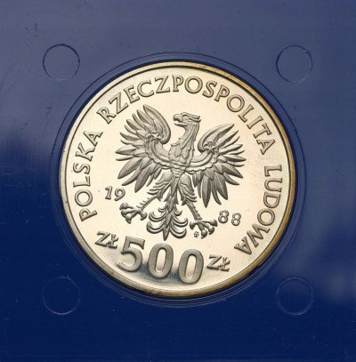 500 złotych 1988 Mistrzostw w PN Włochy 1990