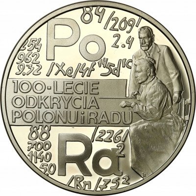 20 złotych 1998 Polon i Rad – Skłodowska