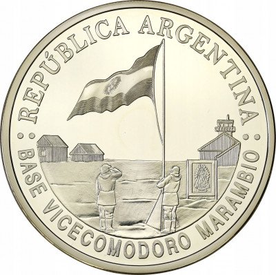 Argentyna 5 Pesos 2007 baza polarna