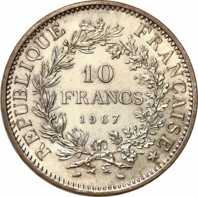 Francja. 10 franków 1967, Paryż