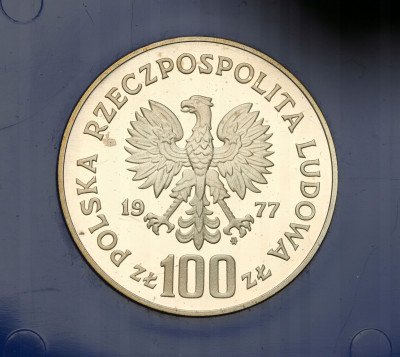 100 złotych 1977 Żubr Ochrona Środowiska