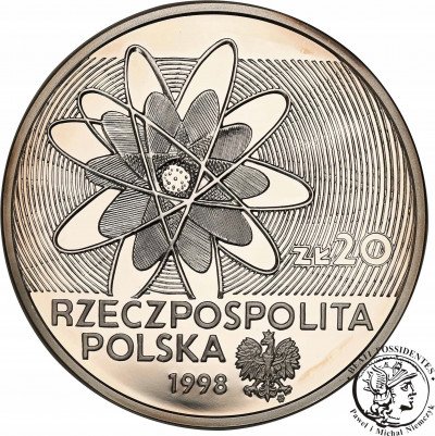 20 złotych 1998 Polon i Rad - Skłodowska