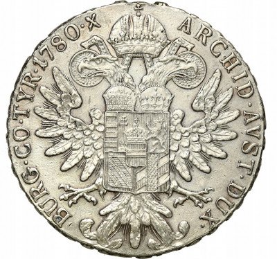 Austria TALAR 1780 M. Theresia - nowe bicie