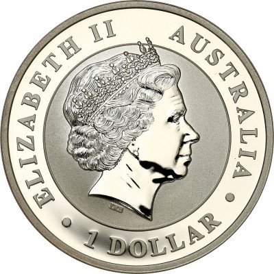 Australia 1 dolar 2010 Kookaburra SREBRO uncja