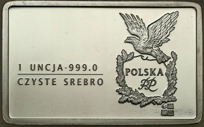 KOLEKCJONERSKA sztabka - niedźwiedź
