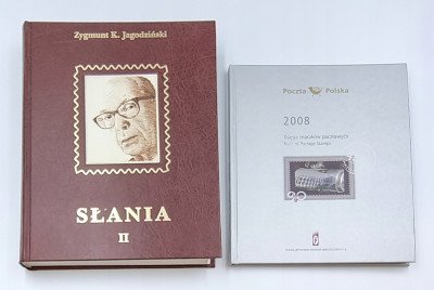 Znaczki pocztowe 2008 + Czesław Słania – książki