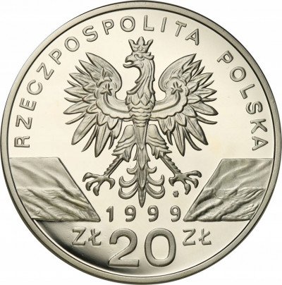 20 złotych 1999 Wilki