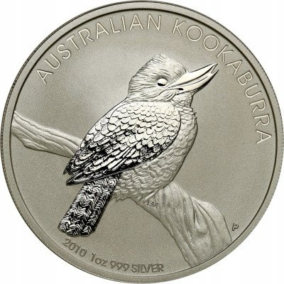 Australia 1 dolar 2010 Kookaburra SREBRO uncja