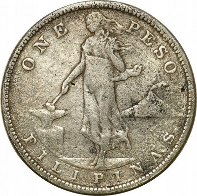 Filipiny. 1 Peso 1907 st. 3