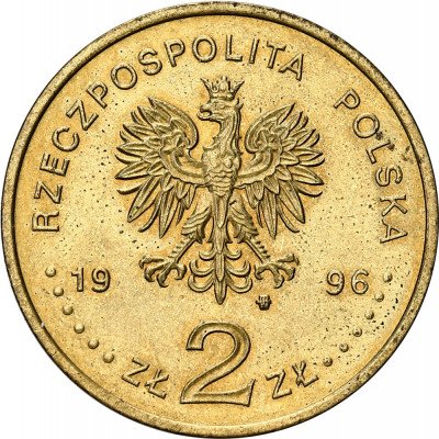 2 złote 1996 Zygmunt II August - NAJRZADSZE