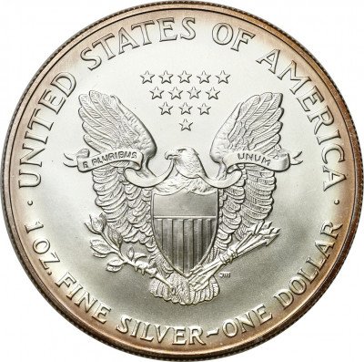 USA dolar 2001 Liberty - SREBRO uncja