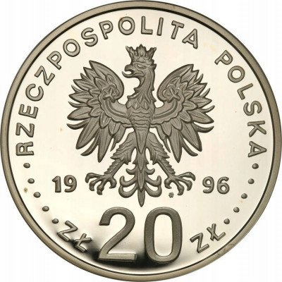 20 złotych 1996 IV Wieki Stołeczności Warszawy