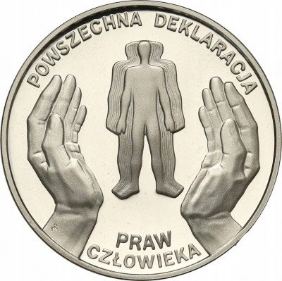 10 złotych 1998 Deklaracja Praw Człowieka