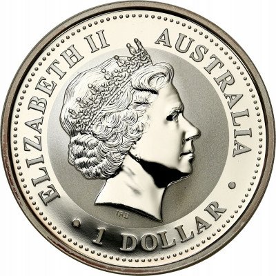 Australia 1 dolar 2005 Kookaburra SREBRO uncja