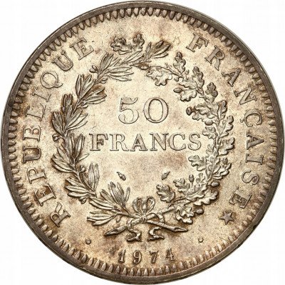 Francja. 50 franków 1974, Paryż