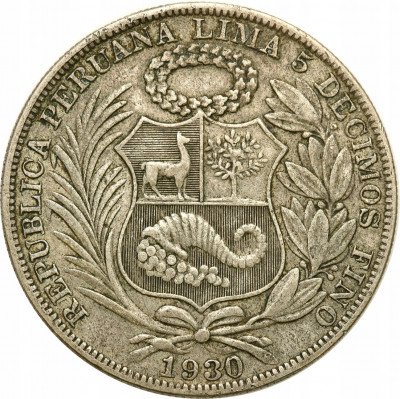 Peru. 1 Sol 1930