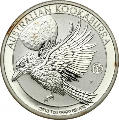 Australia dolar 2018 kookaburra SREBRO uncja