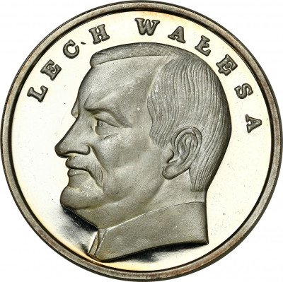 Polska - 1990 Wałęsa - SREBRO uncja