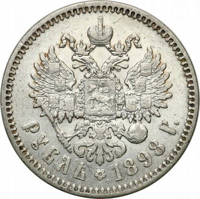 Rosja Mikołaj II Rubel 1898 *