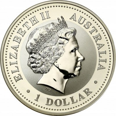Australia 1 dolar 1999 Kookaburra SREBRO uncja