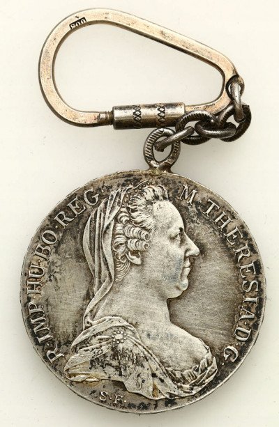 Austria Maria Teresa TALAR 1780 - przywieszka