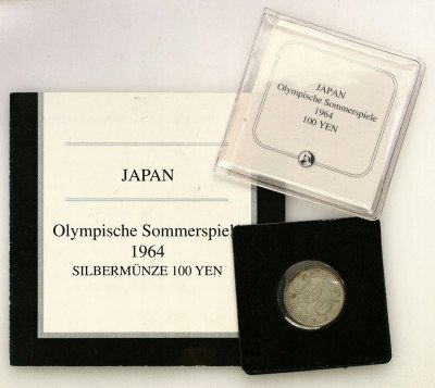 Japonia. 100 Yen 1964 Zimowe Igrzyska Olimpijskie