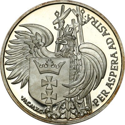 Polska - 1990 Wałęsa - SREBRO uncja