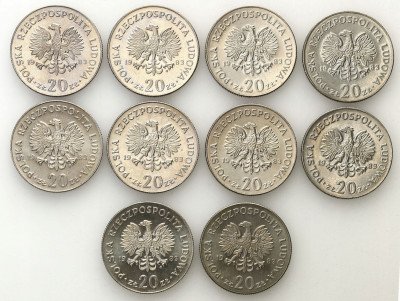PRL. 20 złotych 1983 Nowotko - rzadsze - 10 sztuk