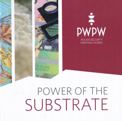 FOLDER do banknotu testowego PWPW Polskie Żubry