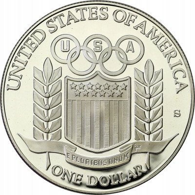 USA 1 dolar 1992 Oly Barcelona SREBRO