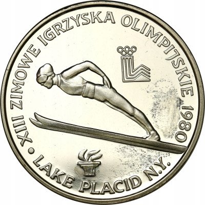 200 złotych 1980 Lake Placid - znicz