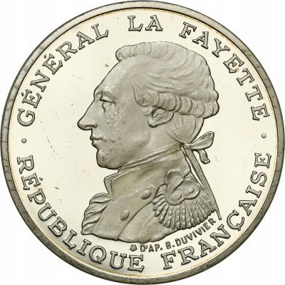 Francja PIEDFORT 100 franków 1987 lustrzanka