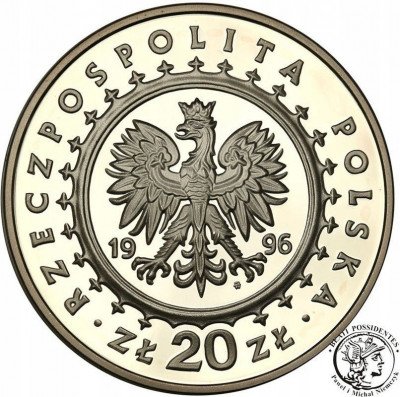 III RP 20 złotych 1996 Zamek w Lidzbarku