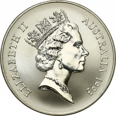 Australia 1 dolar 1993 Kangur SREBRO UNCJA