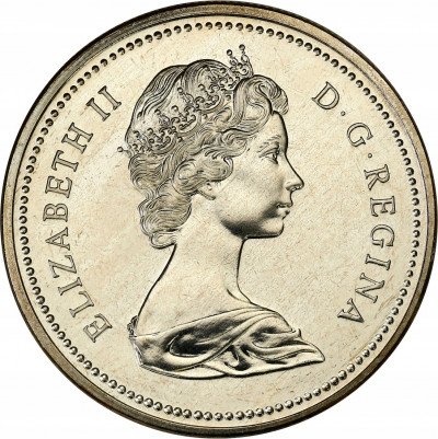 Kanada 1 dolar 1972 SREBRO