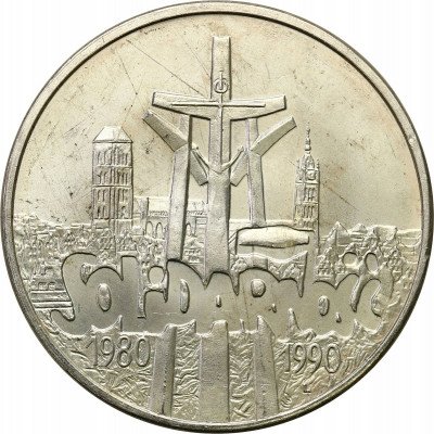 100 000 złotych 1990 Solidarność typ A