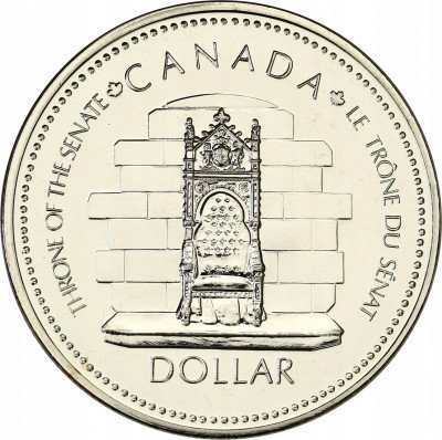 Kanada 1 dolar 1977 koronacja Elżbiety II SREBRO