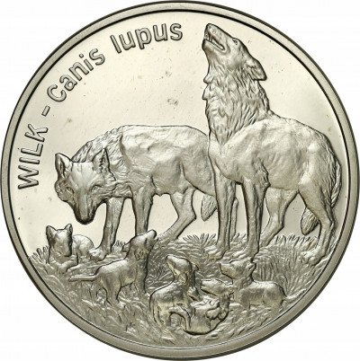 III RP 20 złotych 1999 Wilk